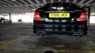 C63 AMG stock exhaust [upl. by Goody923]