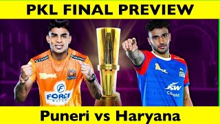 PKL FINAL PREVIEW  Puneri vs Haryana [upl. by Anerual74]