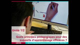 Module n°2  Quels principes pédagogiques pour des supports dapprentissage efficaces  12 [upl. by Leora]