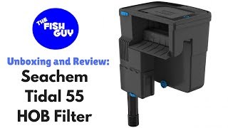 Unboxing and Review Seachem Tidal 55 HOB Filter [upl. by Loftus649]