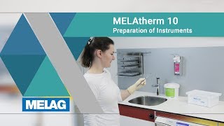 Instrument preparation for washerdisinfector  MELAG MELAtherm 10 Tutorial [upl. by Asiar]