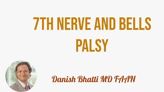 7th nerve and bells palsy [upl. by Arimas]