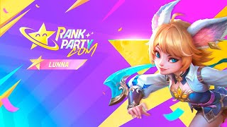 MLBB  RANK PARTY JOGANDO COM A LIVE DIA 2 [upl. by Nariko]