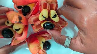 Ackee fruit How to clean it store it prepare it PLUS what it tastes like [upl. by Amadeo219]