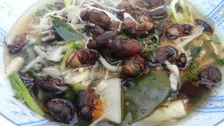 แมงจีนูนแกงอ่อมหน่อไม้ส้ม Cockchafer curry with bamboo shoot pickled [upl. by Ellerad]