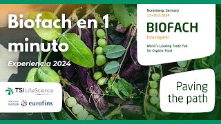 Biofach 2024 en 1 minuto [upl. by Eimmak]