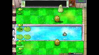 Plants Vs Zombies Survival Pool Invisighoul Hybrid Mini Game [upl. by Ycnalc]