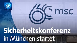 60 Münchner Sicherheitskonferenz beginnt [upl. by Laurentia]