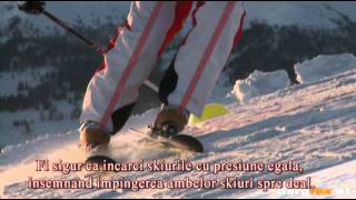 Carving Ski In One Lesson  Subtitrat Romana [upl. by Fortna]