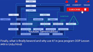 Finally what is finally keword and why use it in java program OOP Lesson 49 in UrduHindi [upl. by Akela]