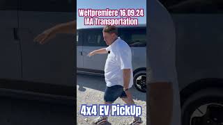 Maxus EV PickUp Weltpremiere IAA Weltpremiere 2024 [upl. by Brunell276]