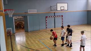 2 Vorbereitungsspiele Basketball Sportunterricht [upl. by Humo]