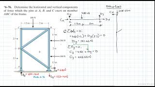 6–76 Structural Analysis Chapter 6 Hibbeler Statics Benam Academy [upl. by Thorman978]