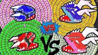 Snake clash vs snake clash snakeclash game video MAX LEVEL Epic Snake Clashio Gameplayking 956 [upl. by Sarge35]