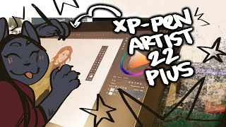 XPPEN Artist 22 Plus  распаковка  спидпеинт [upl. by Slocum]