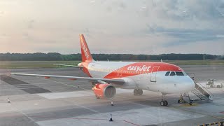 Decollo e atterraggio da Milano MXP e Minorca con A320214 EASYJET [upl. by Livingston]