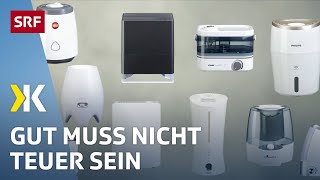 Luftbefeuchter im Test Bereits für 45 Franken gibt es ein gutes Gerät  2019  Kassensturz  SRF [upl. by Hekking304]