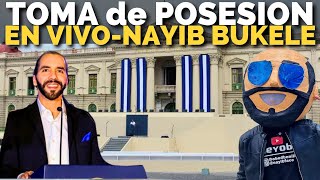 EN VIVO en TOMA de POSESIÓN de NAYIB BUKELE  HeyObi [upl. by Ahsyas505]