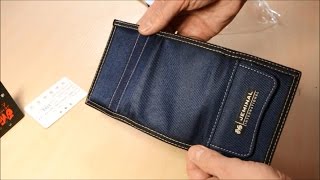 Canvas Men Wallet [upl. by Ulric622]