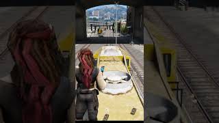 Can Jack Sparrow Ayos The GTA V Train Impossible 😱😱 gtavtelugu gtavtrain [upl. by Harry]