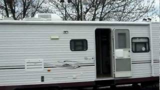 2003 KZ Sportsmen 32 foot travel trailer with super slide out 4 bunks NICE UNIT [upl. by Moyra250]