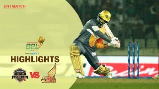 Dhaka Platoon vs Cumilla Warriors Highlights  6th Match  Season 7  Bangabandhu BPL 201920 [upl. by Boffa]