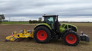 CLAAS AXION 930 mit ein BEDNAR TERRALAND TN 3000 HMTR Tiefenlockerer  4K [upl. by Pembrook]