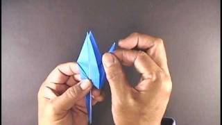 Learn to fold Origami Crane 1000 cranes [upl. by Akinod978]