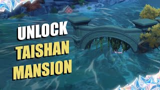 Unlock Taishan Mansion Domain  Genshin Impact [upl. by Tnomal]