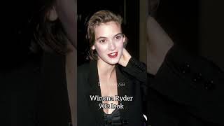 Winona Ryder 90s look winonaryder 90s look 90sfashion beauty celebrity hollywood [upl. by Araihc]