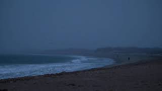 Windy day amp rolling waves on the beach Near Limantour Lodge at the Point Reyes National Seashore [upl. by Pyszka]