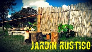 Como Decorar Un Jardin Rustico [upl. by Lacram951]