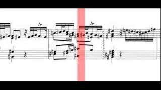 BWV 903  Chromatic Fantasy amp Fugue  Scrolling [upl. by Areehs]