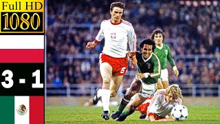 Poland 31 Mexico world cup 1978  Full highlight  1080p HD  Grzegorz Lato  Boniek [upl. by Atsahs]