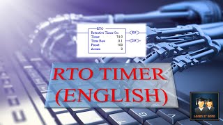 LESSON14 PLC PROGRAMMING RTO TIMERENGLISH [upl. by Halik]