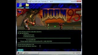 Doom95 running under DOSBoxG [upl. by Auqinal]