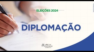 Sessão de Diplomação dos Eleitos e Suplentes das Eleições Municipais de 20241212202418h [upl. by Leroj]