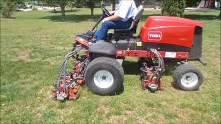 2007 Toro Reelmaster 5510 reel mower for sale at auction  bidding closes June 13 2018 [upl. by Loyce558]