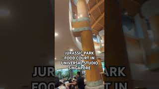 JURASSIC PARK FOOD COURT IN UNIVERSAL STUDIO SINGAPORE UNIVERSAL jurassicworld universalstudios [upl. by Liddy725]