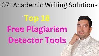 Top 18 Free Plagiarism Detector Tools  Best Free Plagiarism Checker Tools  How to check plagiarism [upl. by Yesoj]