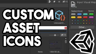 How to set custom iconsthumbnails for scripts and scriptable objects in Unity [upl. by Thursby759]