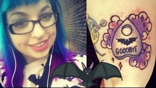 Does Tattoo Numbing Cream Work Tattoo Vlog  Emily Boo [upl. by Kermy]