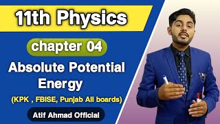 Absolute potential energy class 11 physics  ch 4  in urdu hindi  Gravitational potential [upl. by Alicia]