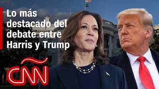 Resumen del debate presidencial entre Kamala Harris y Donald Trump propuestas ataques y más [upl. by Anerual246]