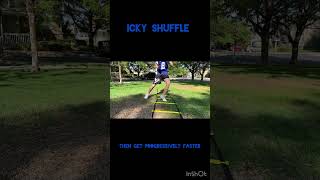 Agility Ladder Pt2 Ickey Shuffle QuickPlay Pro Agility Ladder agilityladder work football [upl. by Arrait]