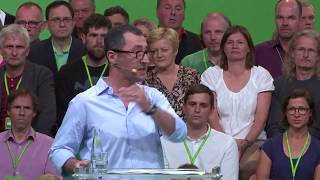 Cem Özdemir  Politische Rede auf dem Bundesparteitag 2017 [upl. by Bonneau]