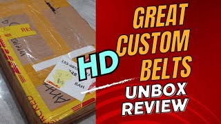 great custom belts review of hd plates whats inside [upl. by Jeremie]