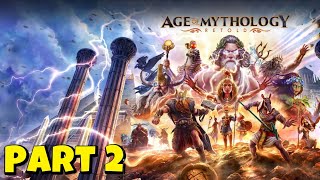 Age of Mythology Retold 2024 Egyptian Story Campaign Gameplay Walkthrough [upl. by Wylen252]