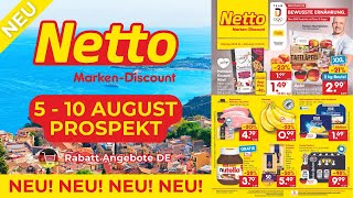 NETTO MARKEN DİSCOUNT Prospekt Werbung  Prospekt Gültig von 05082024  Rabatt Angebote DE [upl. by Moor54]