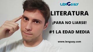 La Edad Media Literatura Selectividad lengua Bachillerato y ESO 1 Lengua y Literatura EVAU PEVAU [upl. by Airret]